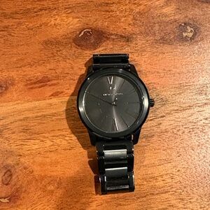 Michael Kors Black Stainless Steel Women's Watch